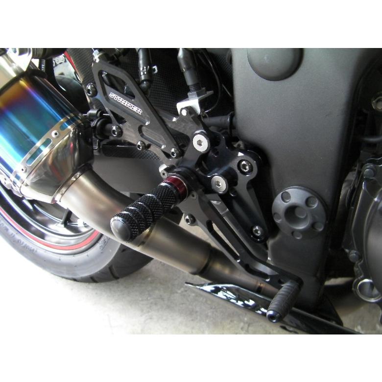 バイク ステップ ストライカー ストライカー レーシングステップキット BLK Ninja250R -12 Ninja250 13- SS-AA294B-R3 取寄品 セール
