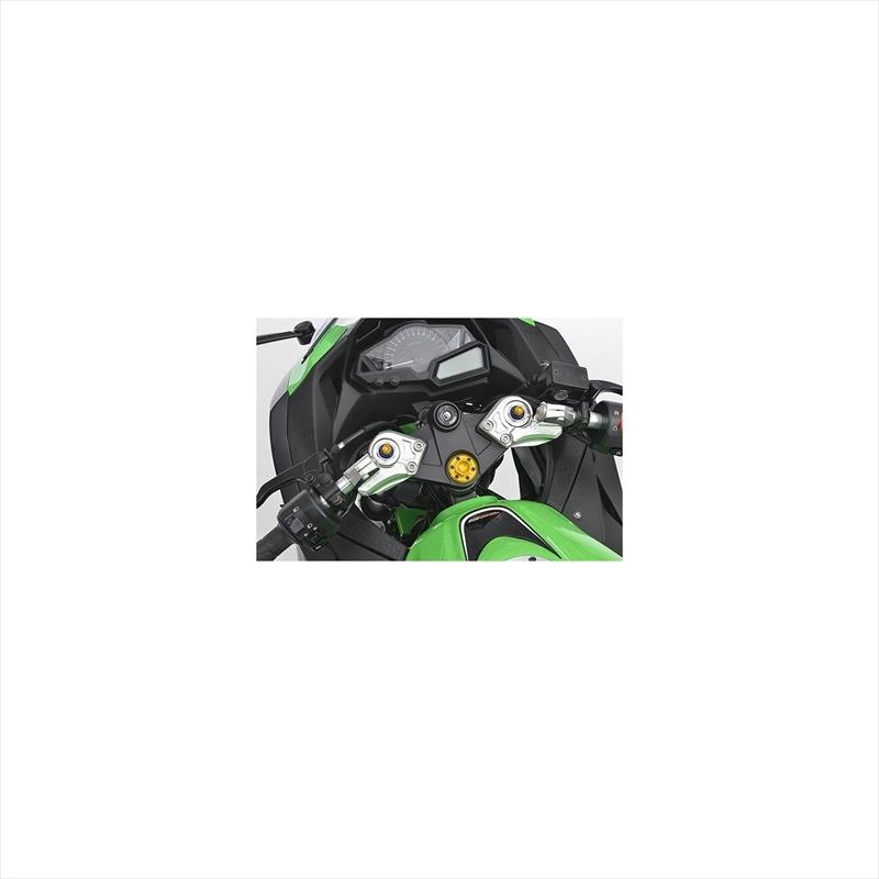 アグラス ハンドルセット イニシャルADJ／ブラック付 Ninja250 13- (アグラス 321-491-000BK)｜hatoya-parts