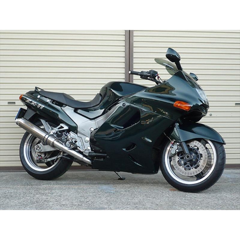 バイク マフラー ZEEX フルEX ソリッドチタン/φ100 ZZR1100 T21 バイク マフラー ZEEX フルEX ソリッドチタン/φ100 ZZR1100 T21