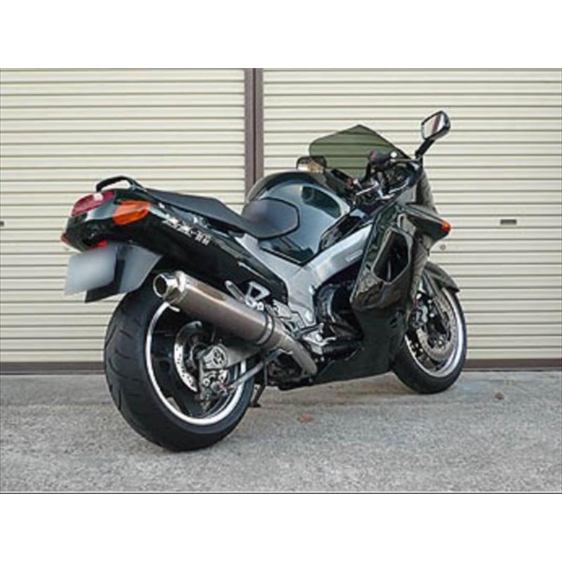 バイク マフラー ZEEX フルEX ソリッドチタン/φ100 ZZR1100 T21 バイク マフラー ZEEX フルEX ソリッドチタン/φ100 ZZR1100 T21