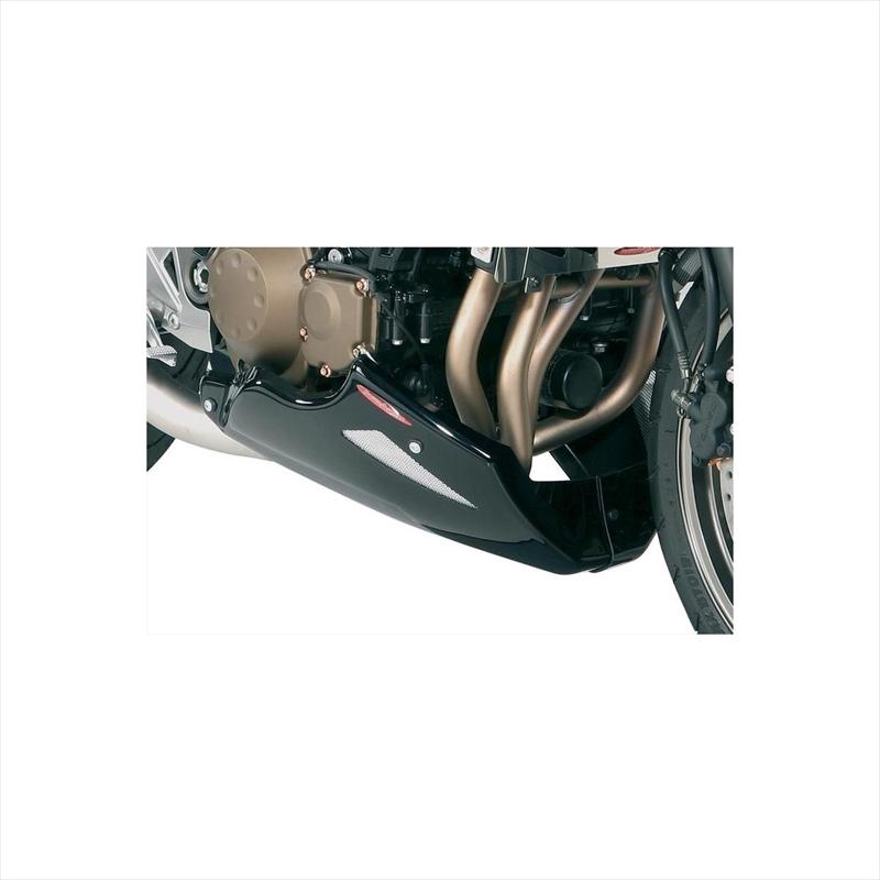 汎用アンダーカウル黒 バイクパーツ 外装 パワーブロンズ アンダーカウル BLK/SLVメッシュ