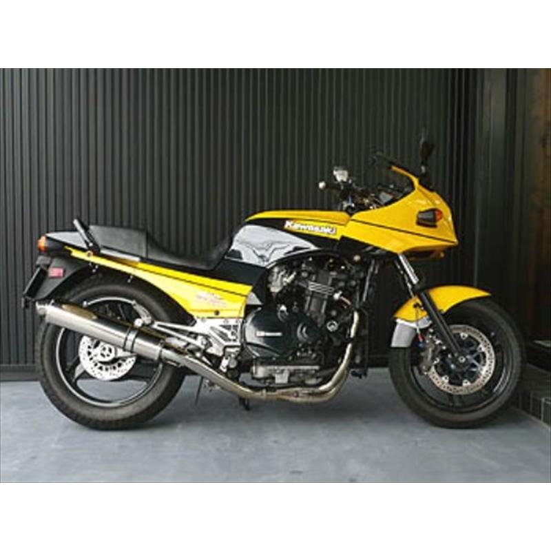 バイク マフラー ZEEX フルEX STD ソリッドチタン φ110X480 GPZ750R