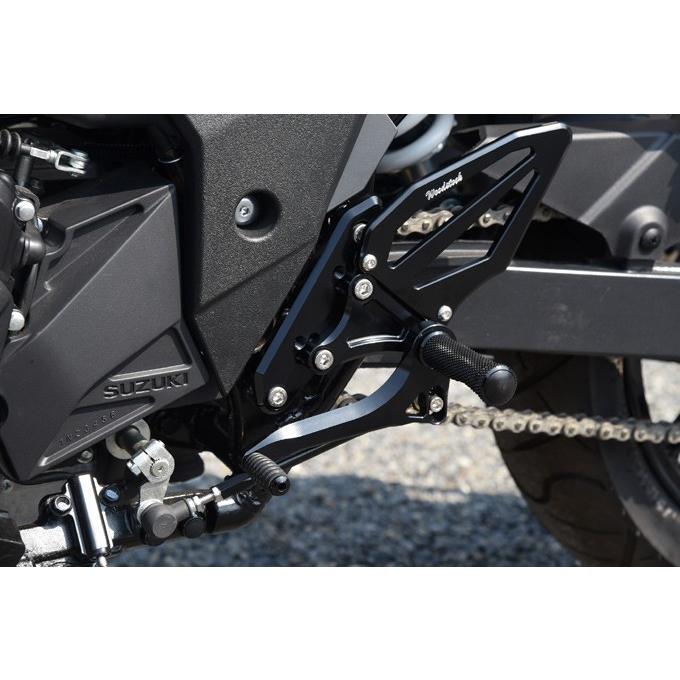 ウッドストック バックステップキット オールBLK WBS-S15-BB GSX-250R 17-