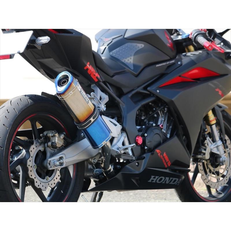 マフラー ダブルアールズ WR`S S O SS-OVAL 焼き色タイプ CBR250RR 17-19(2BK-MC51) SB1230JM 取寄品｜hatoya-parts｜03