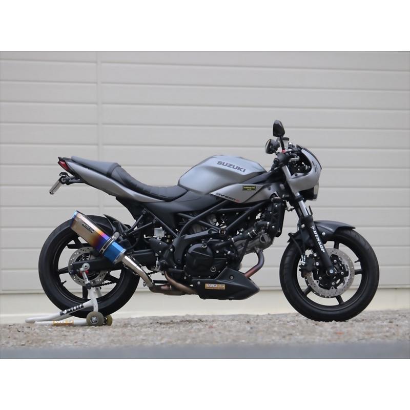 マフラー ダブルアールズ WR`S S O SS-OVAL 焼き色タイプ SV650 ABS 16