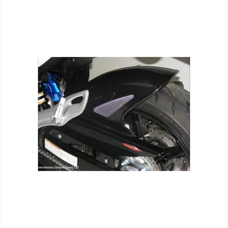 バイクパーツ 外装 パワーブロンズ リアフェンダー グロスBLK/メッシュ