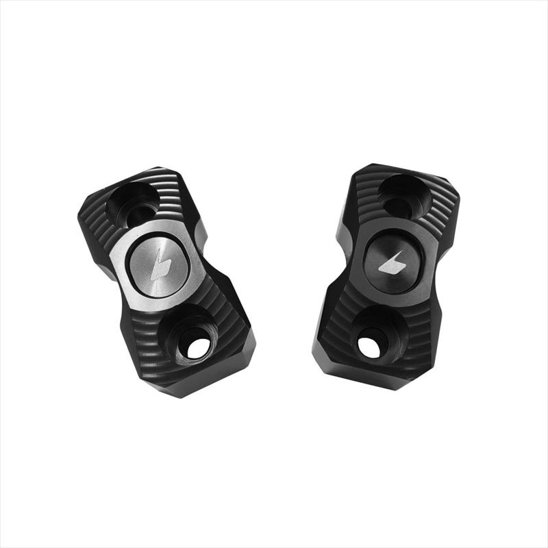 BIKERS(バイカーズ) レバーホルダークランプ 2個 ブラック K0178-BLK