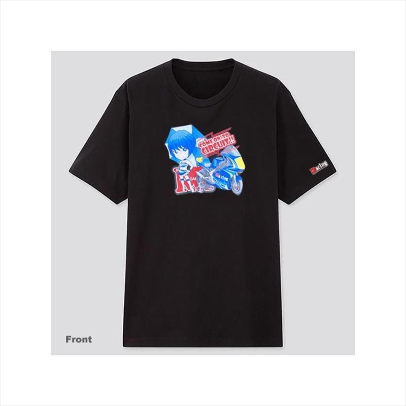 バイクパーツ ウェア マジカルレーシング Tシャツ ブラック/デザインD