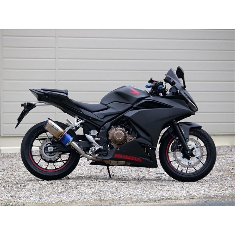 マフラー ダブルアールズ WR`S S O SS-OVAL 焼き色タイプ CBR400R 19