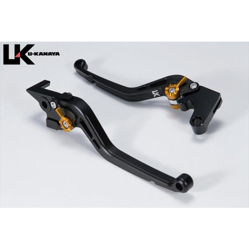 バイクパーツ ハンドル ユーカナヤ ブレーキレバー STD/ロング BK/BK