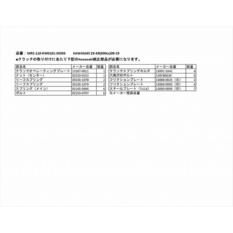 駆動系 オグラクラッチ ORCスリッパークラッチ ZX-6R 600cc 09 駆動系 オグラクラッチ ORCスリッパークラッチ ZX-6R 600cc 09