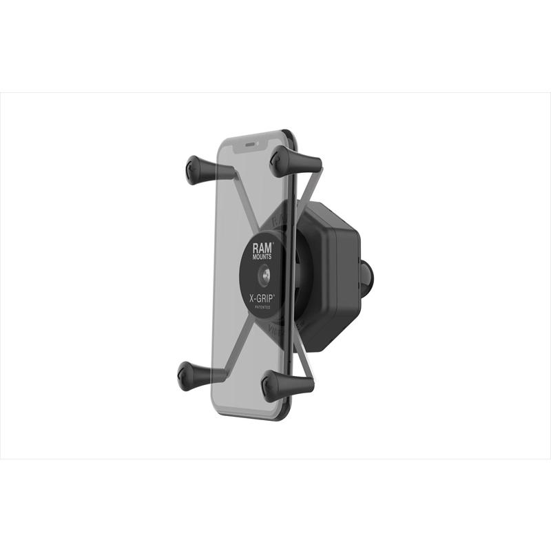 RAM MOUNTS(ラムマウント) 防振Xグリップ M スマホホルダー テザー付 1