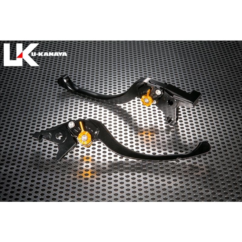 バイクパーツ ハンドル ユーカナヤ レバーセット ツーリング BK/BL