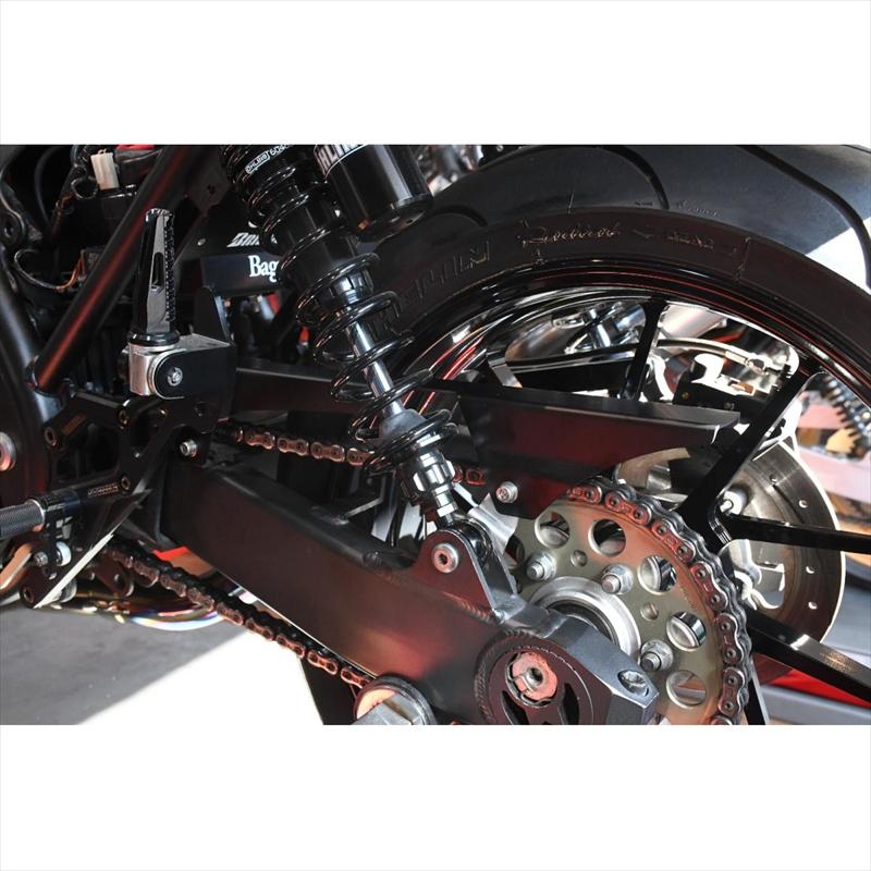 バイクパーツ バグースモーターサイクル チェーンカバー ブラック