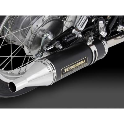 バイク マフラー ヨシムラ スリップオンサイクロン PATRIOT SM SR400(FI) 10 110-357-5T20 取寄品｜hatoya-parts｜03