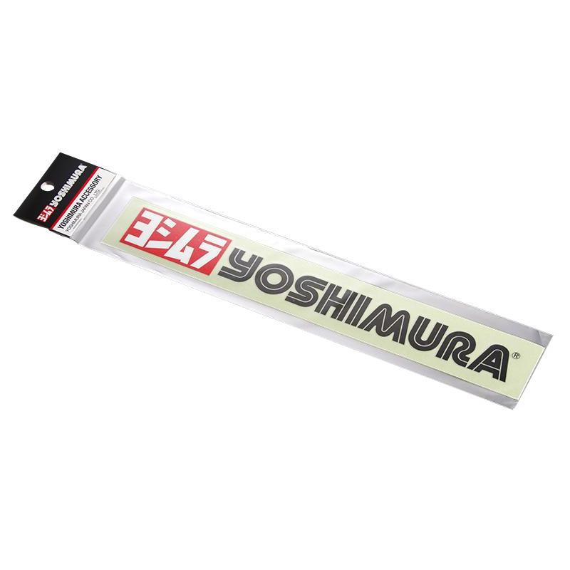 ヨシムラ ヨシムラステッカー 250mm 赤・黒 904-213-3200 : ヘルメット