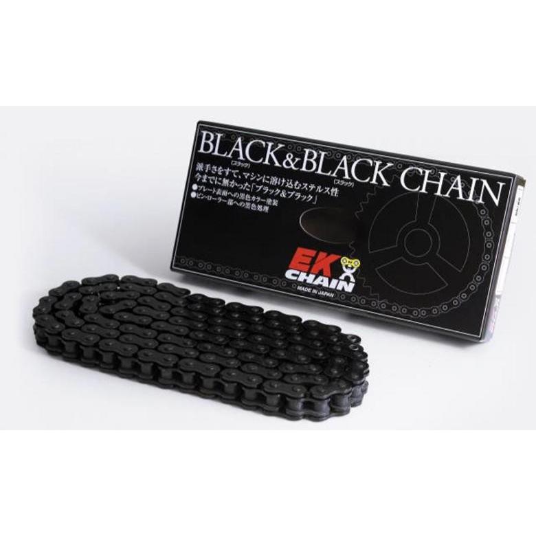 バイク EKチェーン 江沼 エヌマ チェーン 520SRX2 BLK＆BLK 112L MLJ
