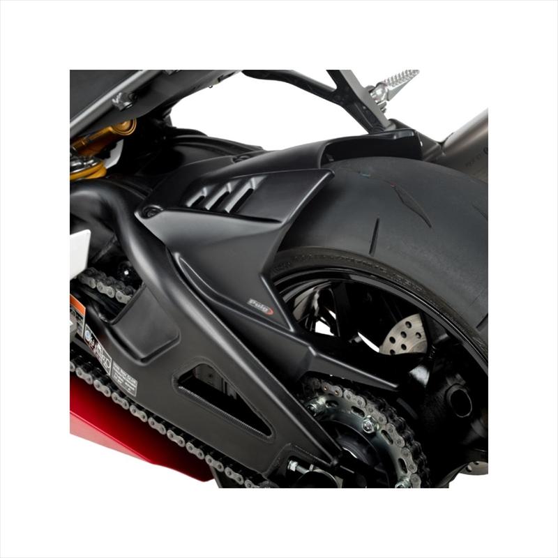 バイクパーツ 外装 プーチ リヤフェンダー マットブラック 20488J