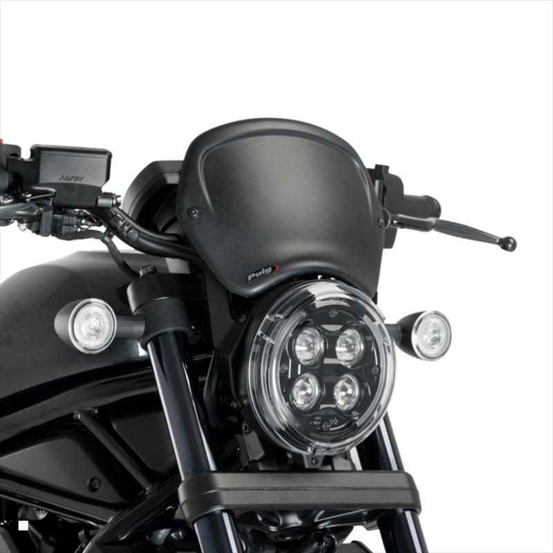 バイクパーツ 外装 プーチ フロントパネル マッドブラック 20821J