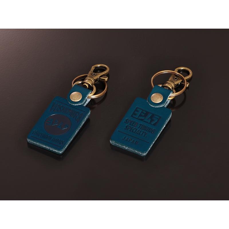 バイクパーツ アクセサリー ヨシムラ レザーキーホルダー 903-223-5500