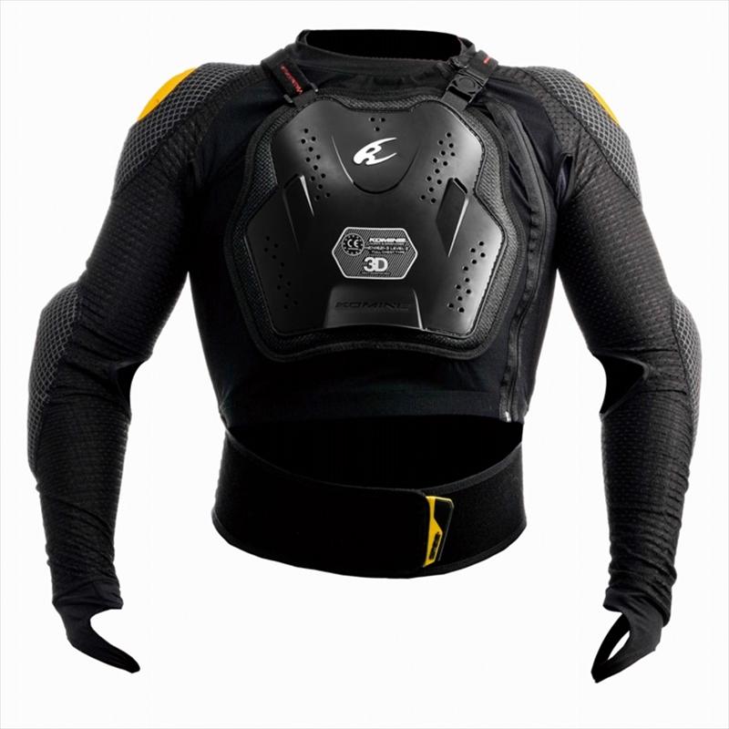 バイク ウェア コミネ SK-823 CE LEVEL2 SAFETY JKT BK L 04-823 取寄