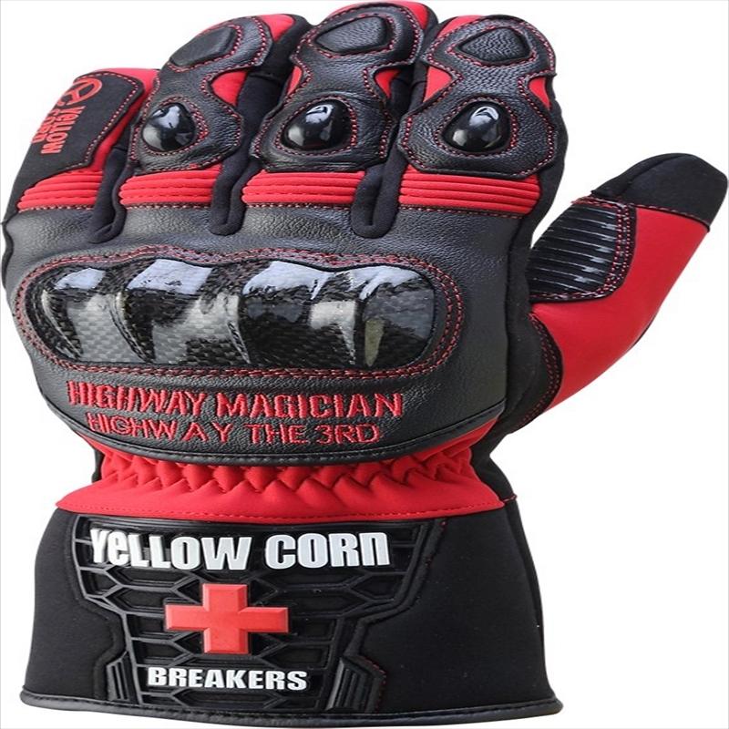 バイク ウェア イエローコーン ウインターグローブ YG-324W RED #M YG-324W 取寄品