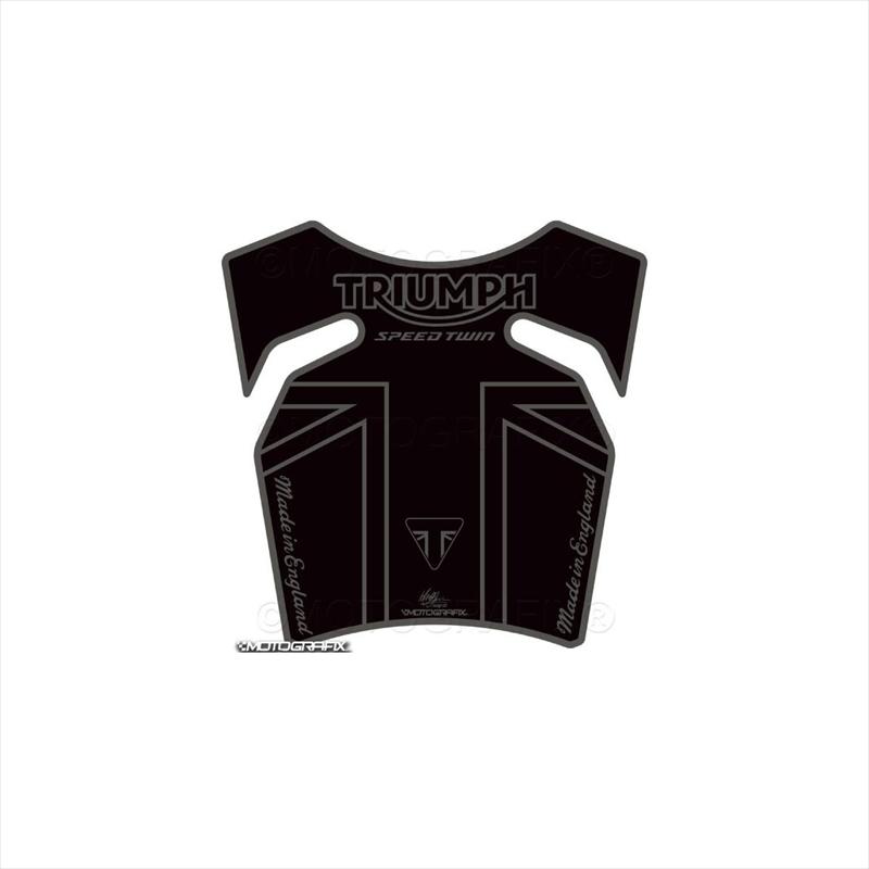 バイクパーツ 外装 モトグラフィックス タンクパッド BLK/GRY MT
