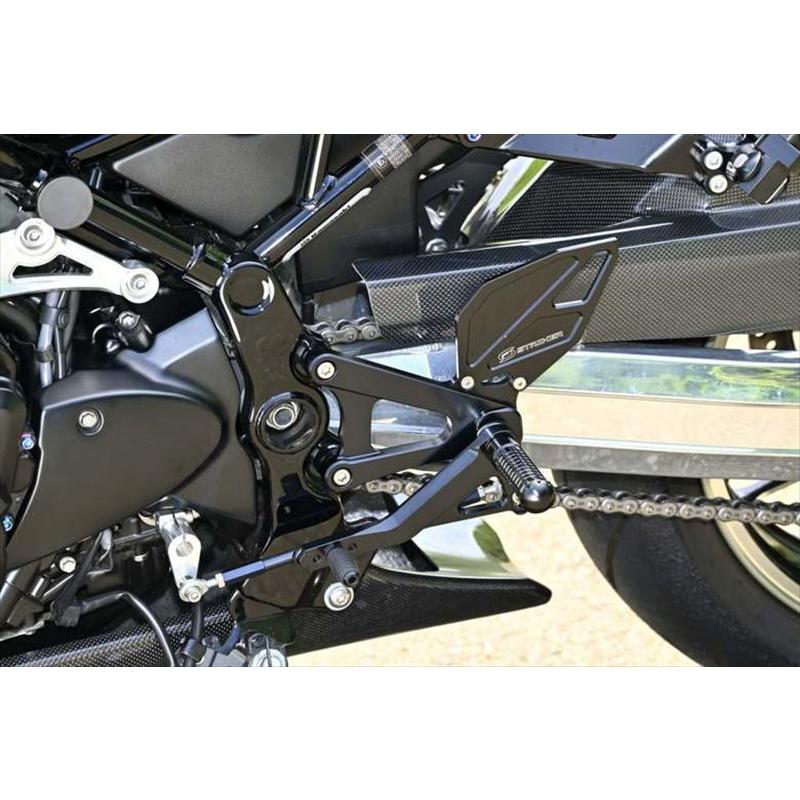 バイクパーツ ステップ ストライカー FORTI ステップキット ブラック 