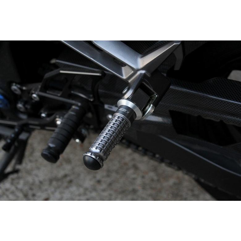 エスエスケイ スピードラ SSKSPEEDRA アルミ削出ステップスタンダード パッセンジャー用 取付部カラー:シルバー ステップバーカラー:グリーン 取寄品