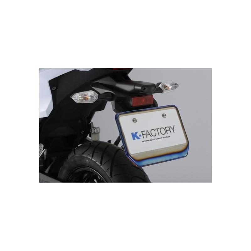 バイクパーツ 電装系 ケイファクトリー チタニウムホルダープレート