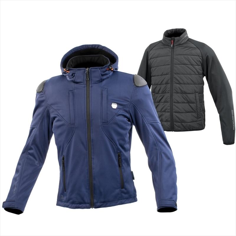 バイクパーツ ウェア コミネ JK-6235 HP SS SYSTEM PARKA Navy XS 07 