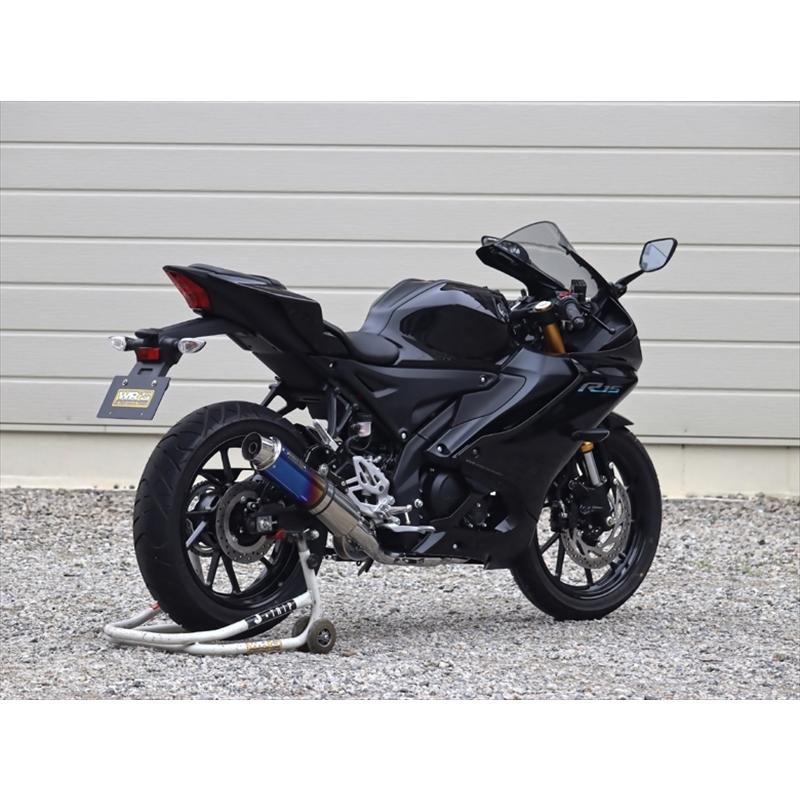 YZF-R125 MT125 (23〜24) WR'S マフラー 焼き色チタン マフラー ダブルアールズ フルEX ラウンド・焼き色チタンサイレンサー