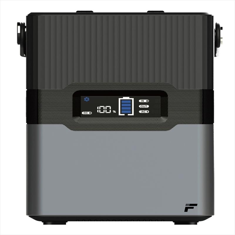 バイク キャンプ用品 メイスターエフ ポータブル電源 ブラック