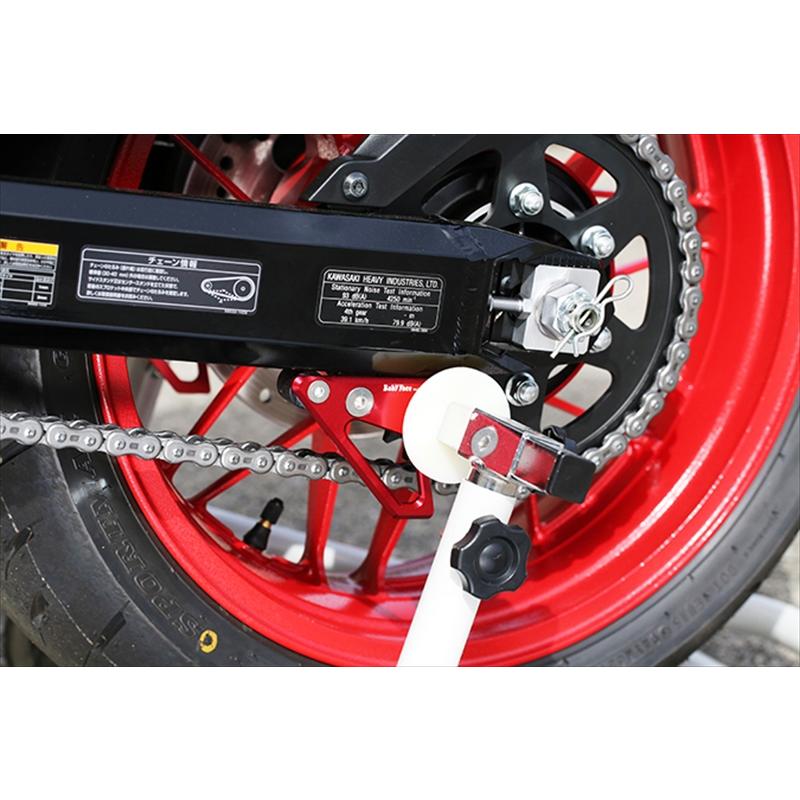 ベビーフェイス スイングアームスタンドフック Vタイプ レッド Z900RS