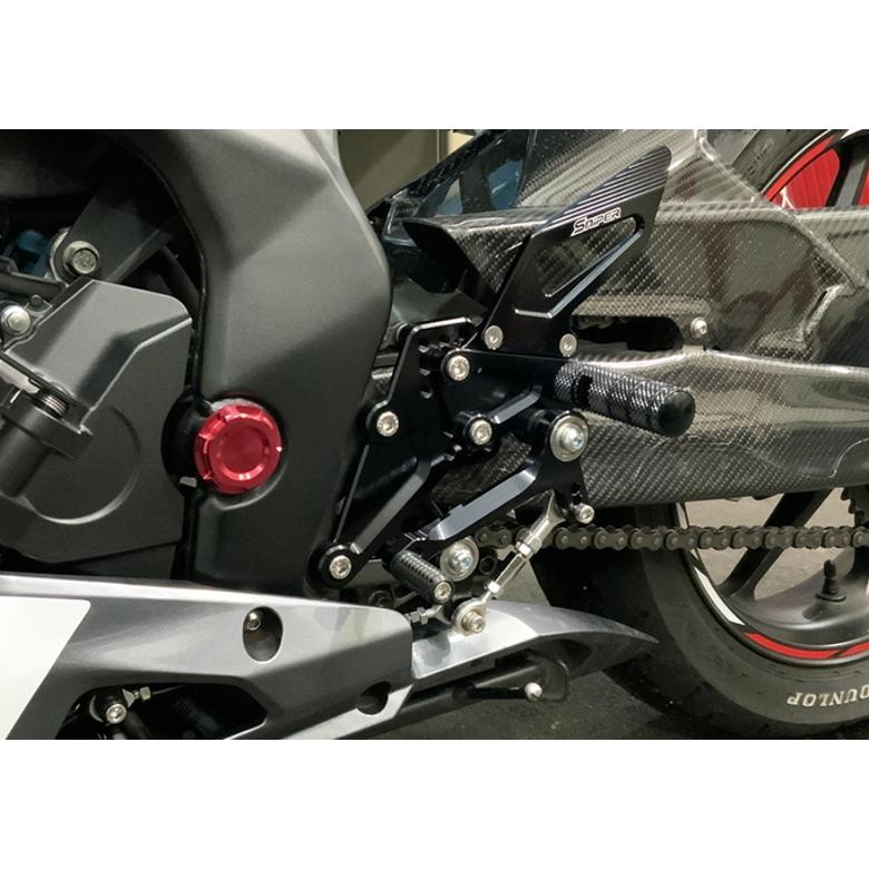 バイク SNIPER スナイパー バックステップ ブラック CBR250RR MC51 SP0096BK 取寄品 セール｜hatoya-parts｜03