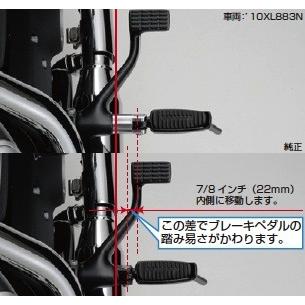 【5日前後で発送】バイク DAYTONA デイトナ ショートステップホルダーBK HD 04-XL 74008 取寄品 セール｜hatoya-parts｜02