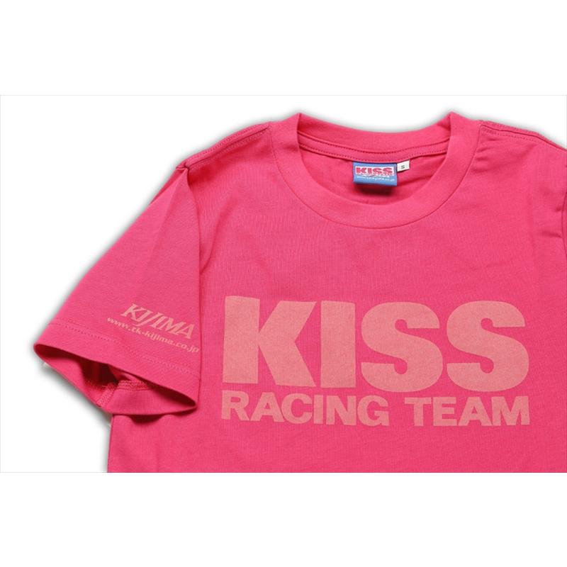 バイク KIJIMA キジマ KISS 2018Tシャツ ピンク ＃レディースM K1345P05 取寄品 セール｜hatoya-parts｜02