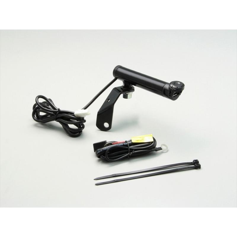 1026-09 hope専用 バイク 電子機器類 ハリケーン クランプバー USB電源付 CBR400R 19-21