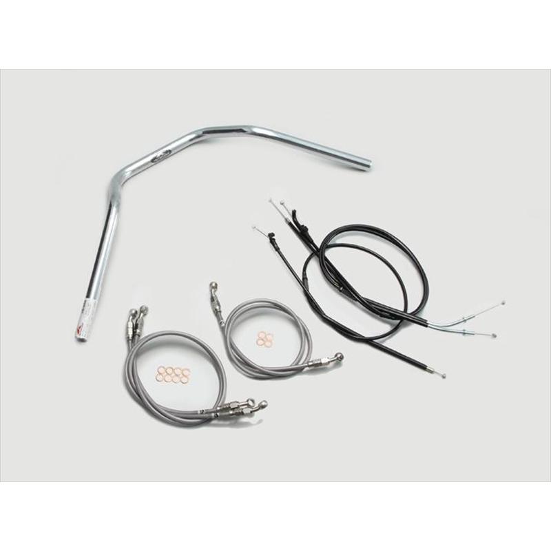 バイク ハンドル ハリケーン HURRICANE ナロー３型 ハンドルSET H703-047C 取寄品