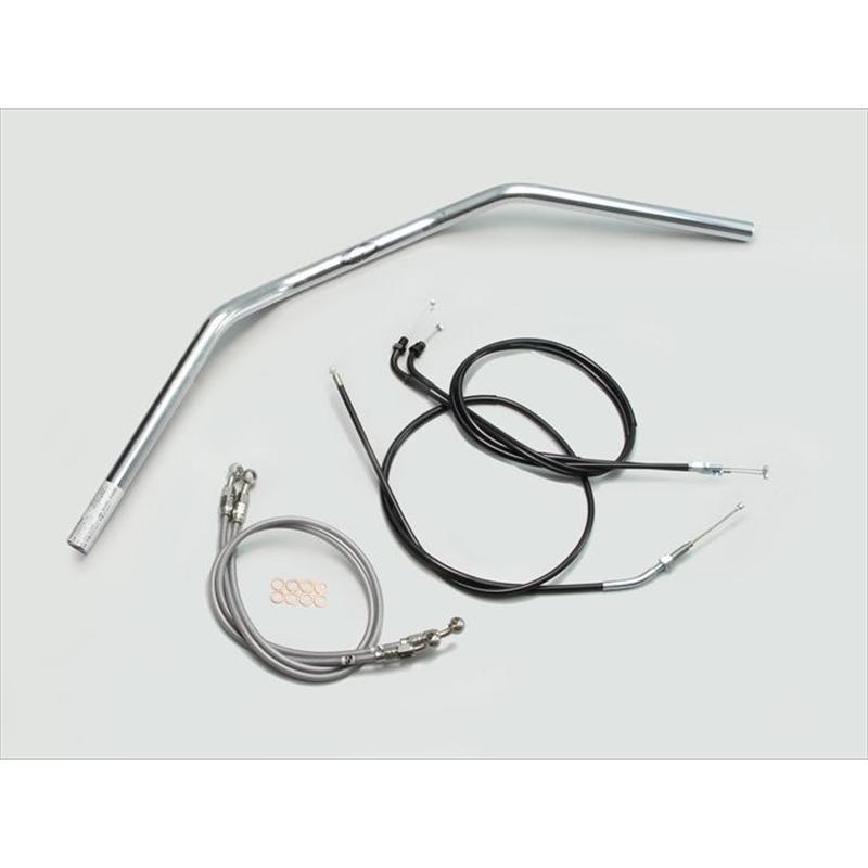 バイク ハンドル ハリケーン HURRICANE トラッカーＬＯＷ ハンドルSET H011-043C 取寄品