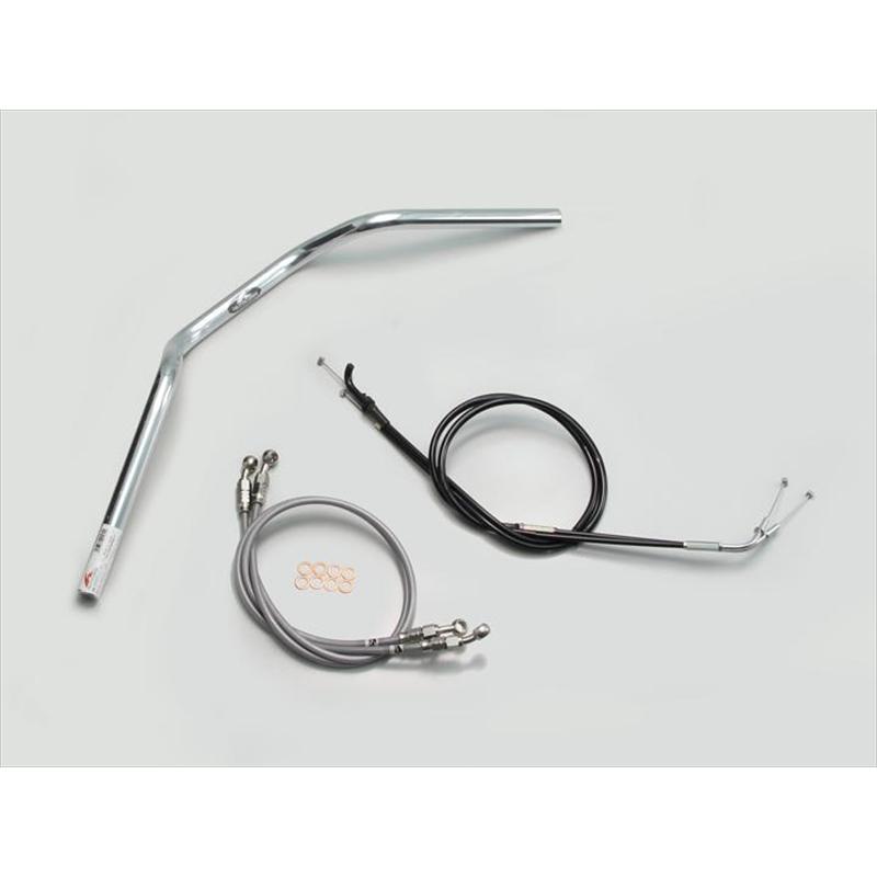 バイク ハンドル ハリケーン HURRICANE ヨーロピアン２型 ハンドルSET H704-071C 取寄品