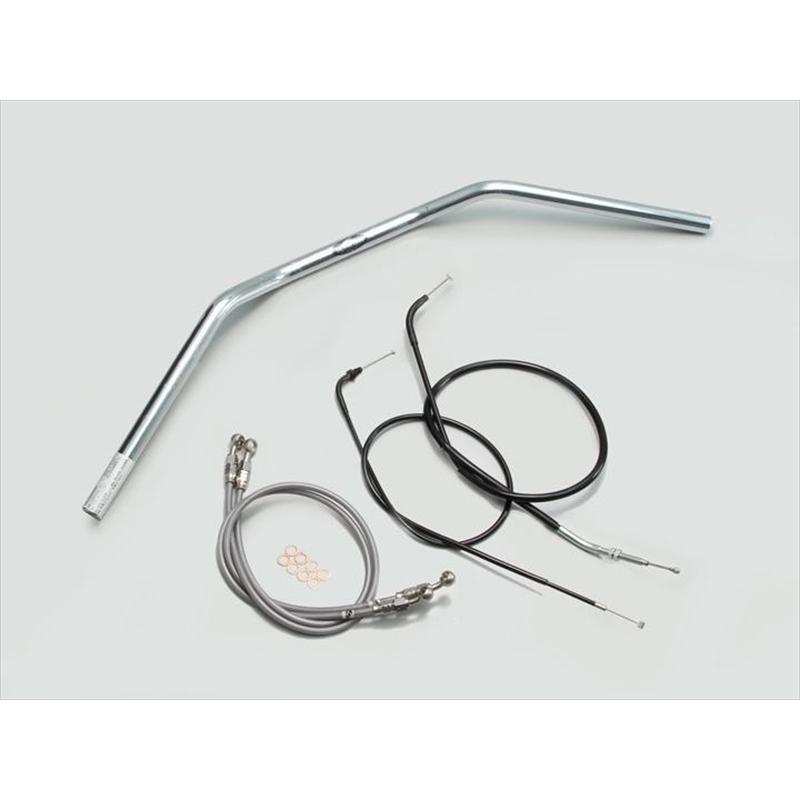 バイク ハンドル ハリケーン HURRICANE トラッカーＬＯＷ ハンドルSET H010-043C 取寄品