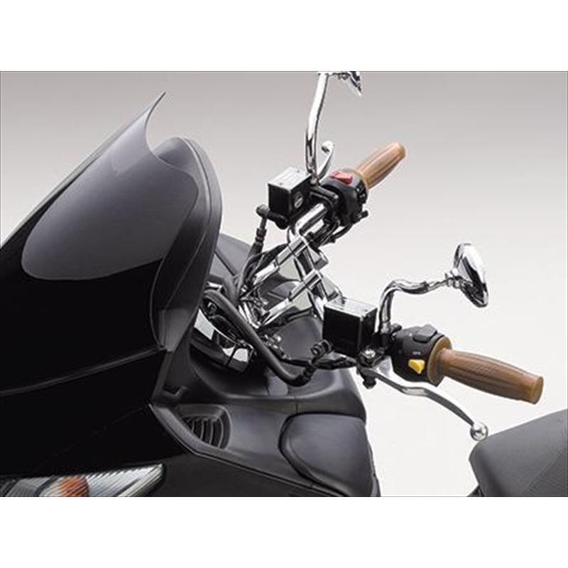バイク ハンドル ハリケーン HURRICANE プルバックライザーH100 HB0526C 取寄品の画像