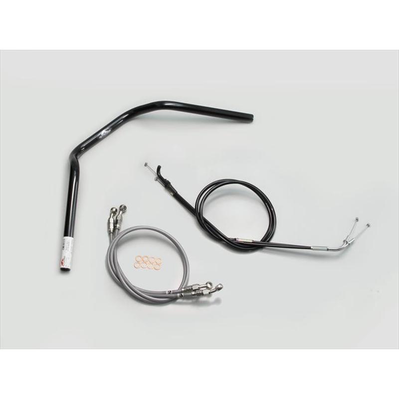 バイク ハンドル ハリケーン HURRICANE ナロー２型 ハンドルSET H704-046B 取寄品