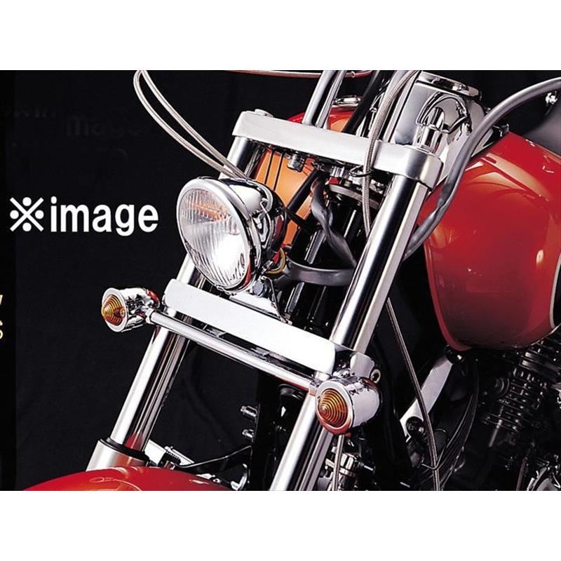 バイク 電装系 ハリケーン HURRICANE ミニブレットウインカーkit ステムマウント HA5419-01 取寄品の画像
