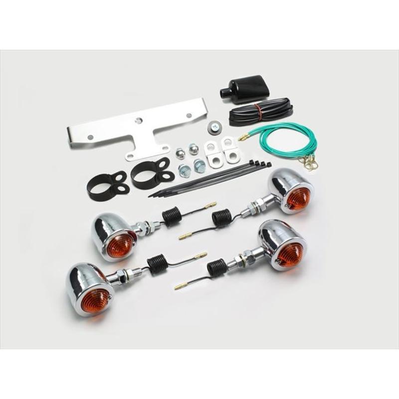 バイク 電装系 ハリケーン HURRICANE ブレットウインカーｋｉｔ フレームマウント HA5537-01 取寄品