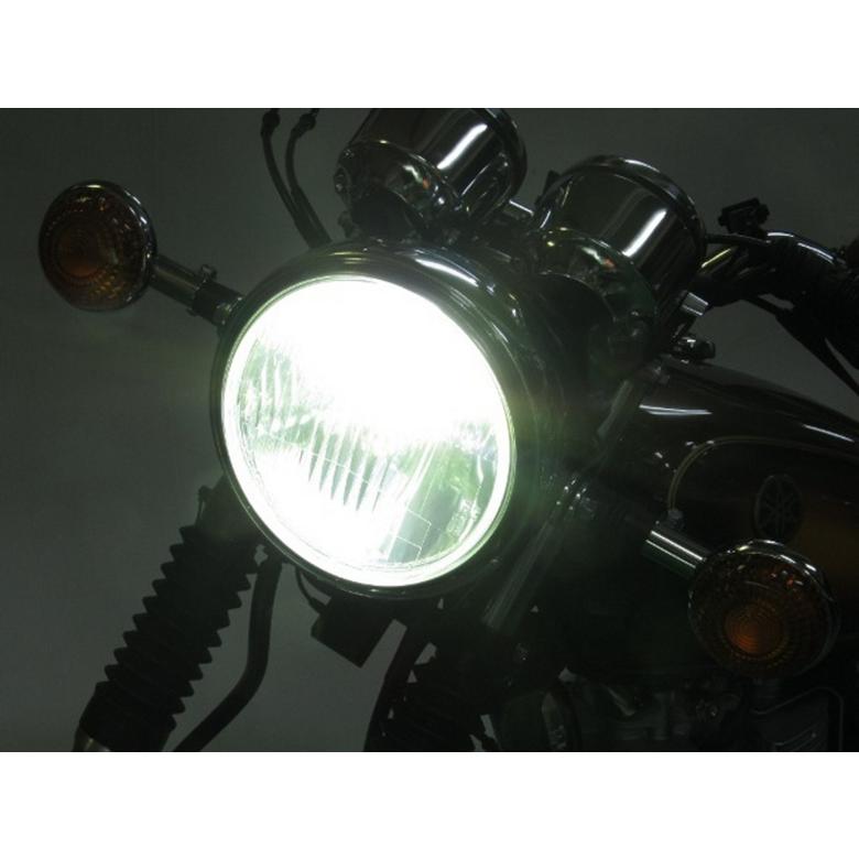 バイク Protec プロテック LB4-SR6 LEDヘッドライトバルブ SR400 85-19(RH16J RH03J RH01J 1JR) 65060-60 取寄品 セールの画像