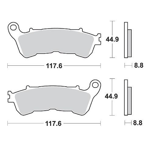 バイク KITACO キタコ SBSブレーキパッド 828HS FORZA-X Z 05- 777-0828020 取寄品 セール｜hatoya-parts