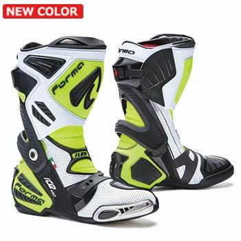 バイク FORMA フォーマ ブーツICE PRO FLOW WHT BLK YELLOW FLUO ＃41 