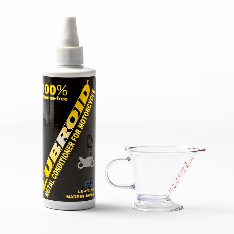在庫限り ルブロイド エンジンオイル添加剤 （便利な軽量カップ付）メタルコンディショナー 220ml LE-H2000 アーステック LUBROID バイク用はとや（Yahoo!・ヘルメット・バイク用品はとや）